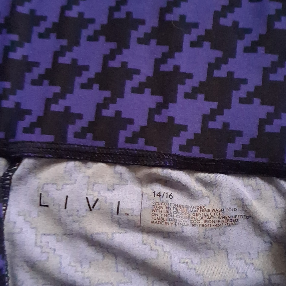 Lane Bryant Livi Blue and Black - Picture 2 of 5